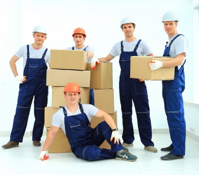 Local removals team preparing a move in Croftonpark