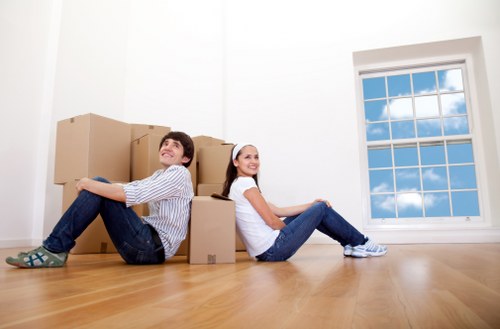 Local Croftonpark van used for home and office relocations