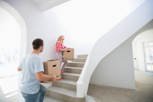 Packing and loading items for a Croftonpark van move